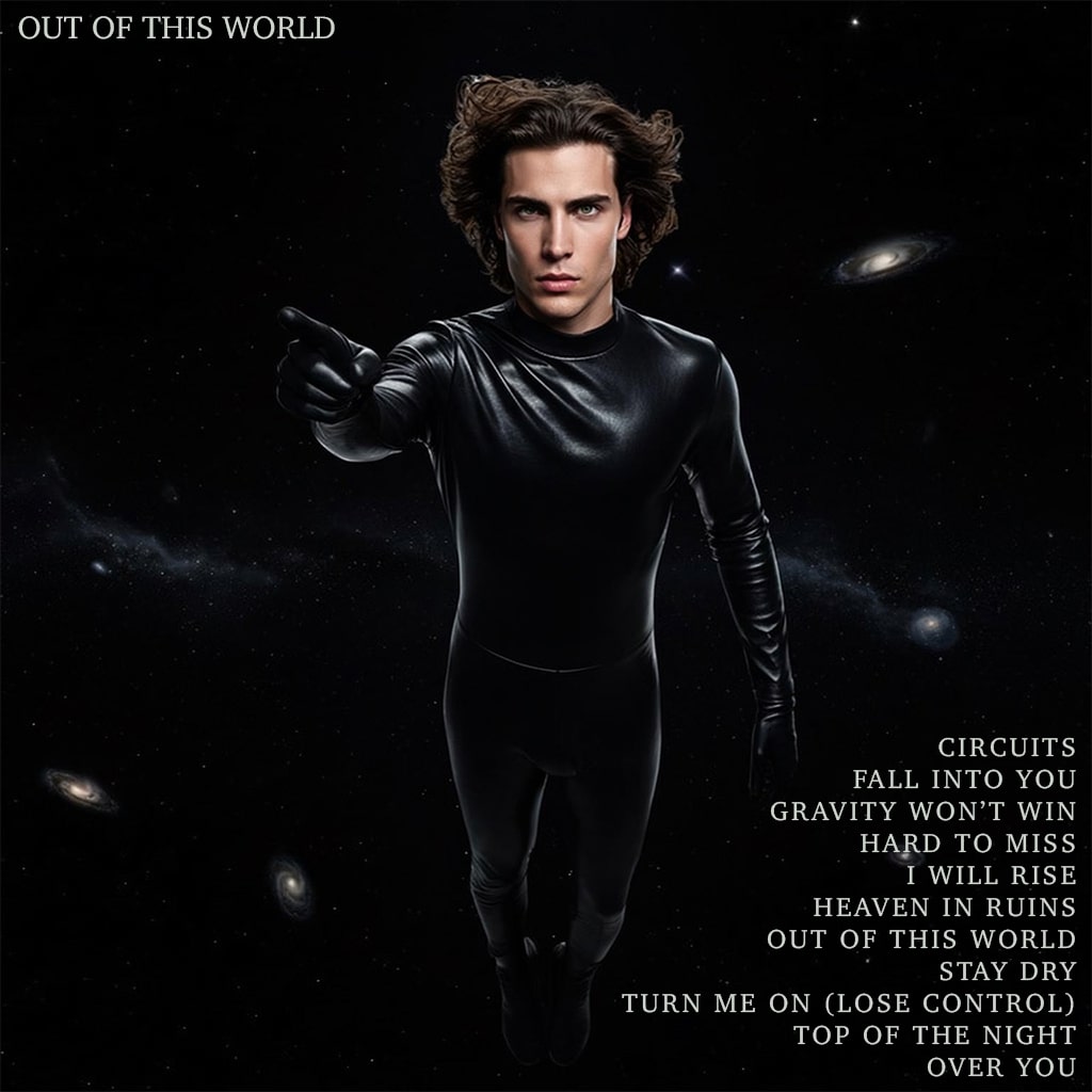 Back cover of OUT OF THIS WORLD by Damon Cael